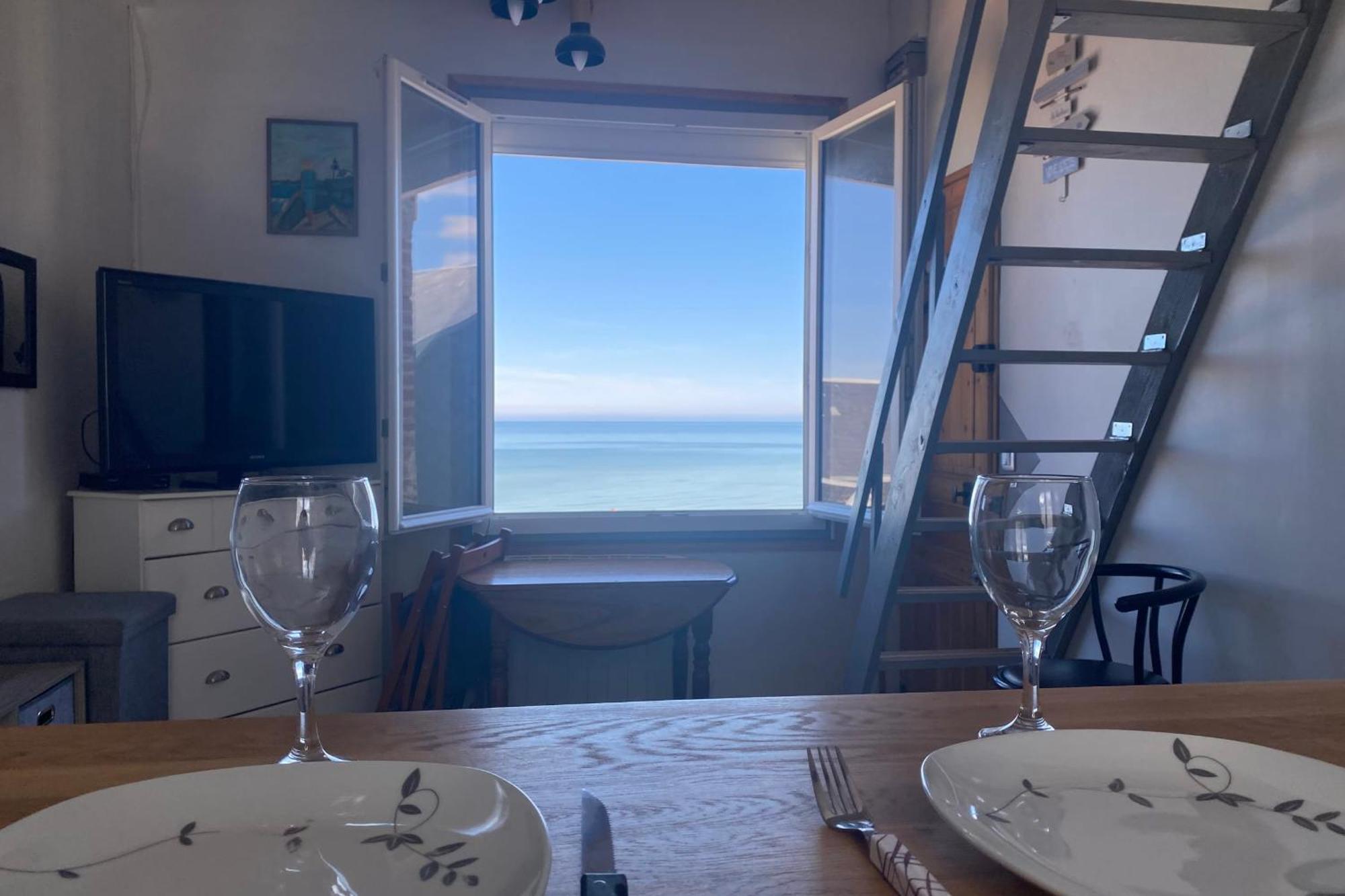 Ferienwohnung Ab19 - Reves Sales Avec Vue Mer Imprenable Ault Exterior foto