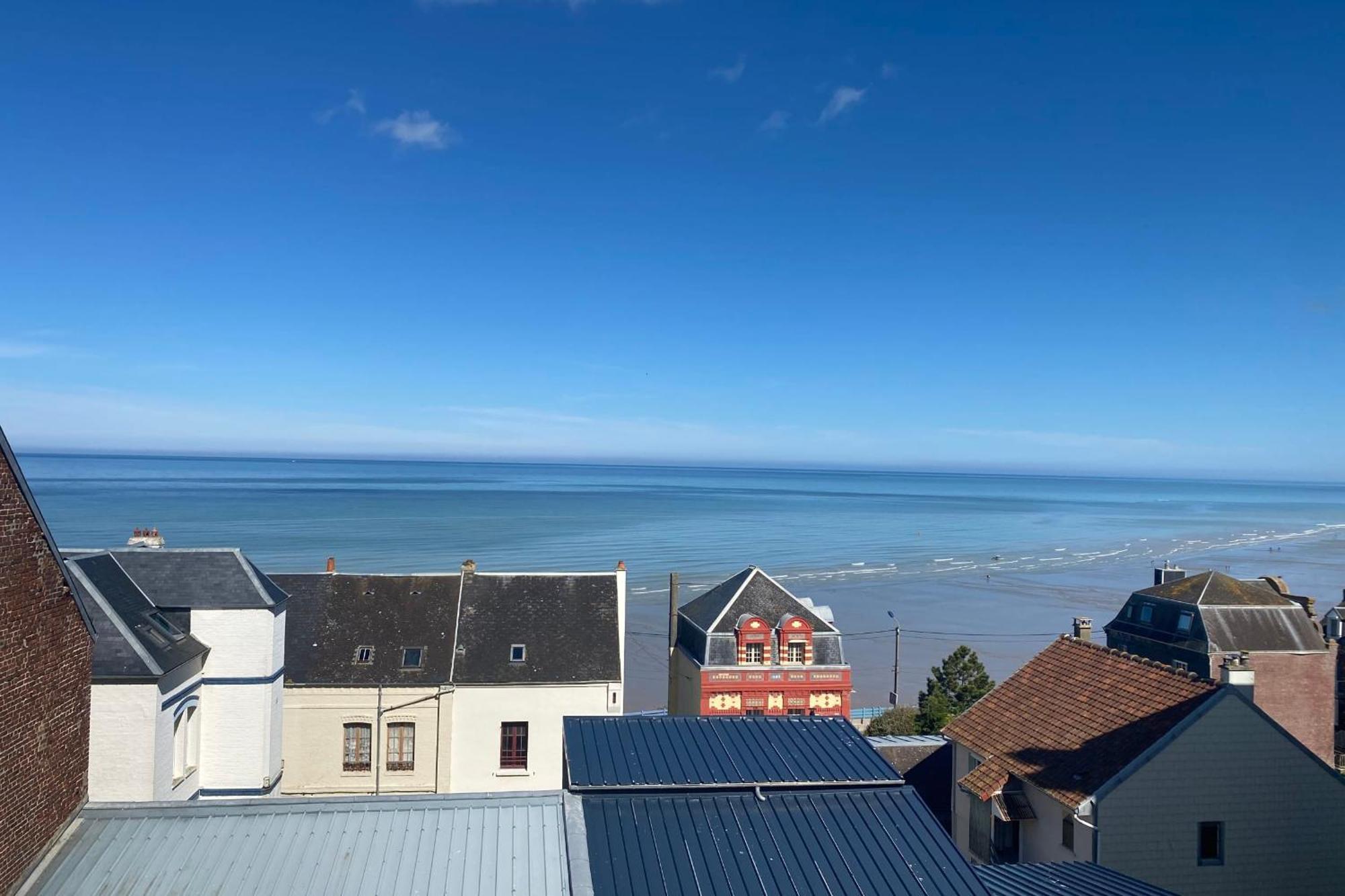 Ferienwohnung Ab19 - Reves Sales Avec Vue Mer Imprenable Ault Exterior foto
